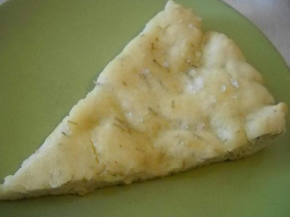Focaccia senza glutine "istantanea" al rosmarino