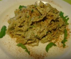 reginelle con noci, rucola e ricotta