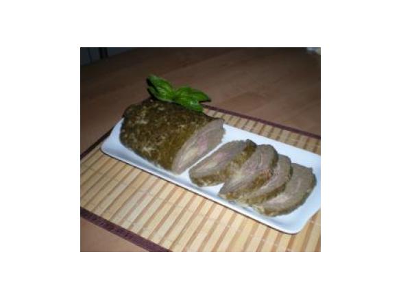 polpettone farcito con mozzarella e prosciutto