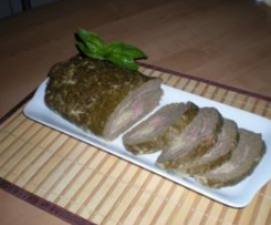 polpettone farcito con mozzarella e prosciutto