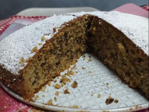 Torta alle nocciole e cioccolato fondente