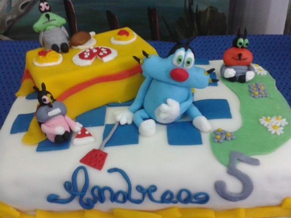 TORTA OGGY E I MALEDETTI SCARAFAGGI