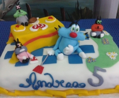 TORTA OGGY E I MALEDETTI SCARAFAGGI