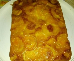 Torta alla pesca sciroppata