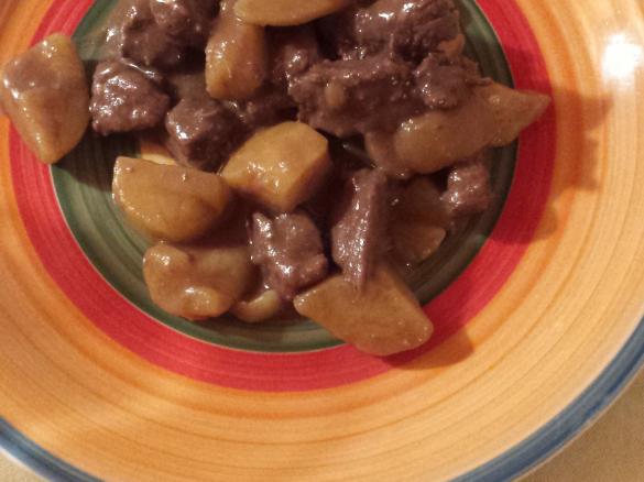 Spezzatino di cavallo con patate