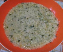 RISOTTO ALLE ZUCCHINE LEGGERO