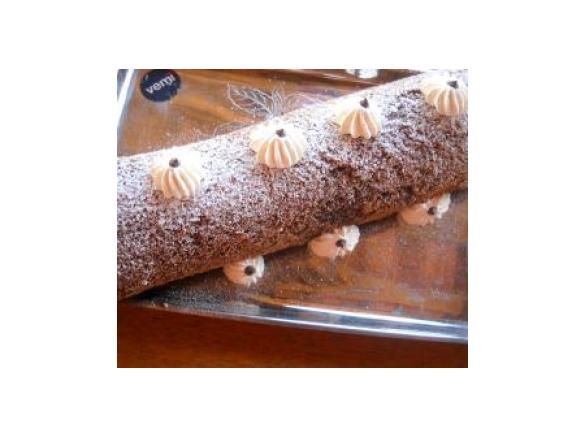 Rotolo panna e gianduia