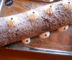 Rotolo panna e gianduia