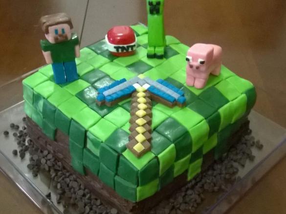 TORTA MINECRAFT DESIGN