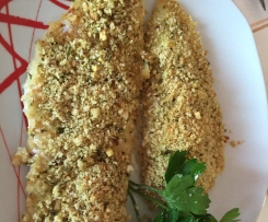 Merluzzo con mollica e pistacchi