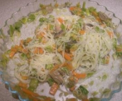SPAGHETTI DI SOIA  CON VERDURE