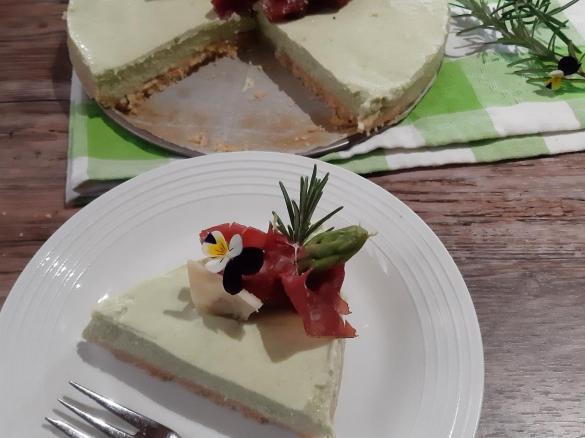 Cheesecake salata ai  asparagi (contest primavera)