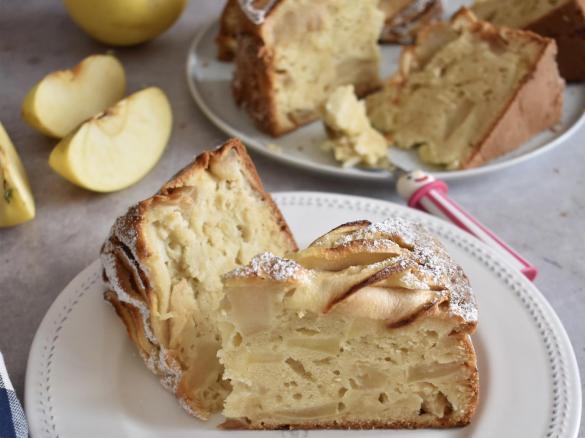 Variante di Torta di mele --> TORTA DI MELE DELLA NONNA (SENZA BURRO)
