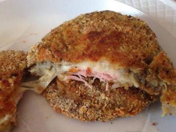 Cordon bleu di melanzane al forno