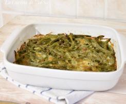 Fagiolini al forno filanti