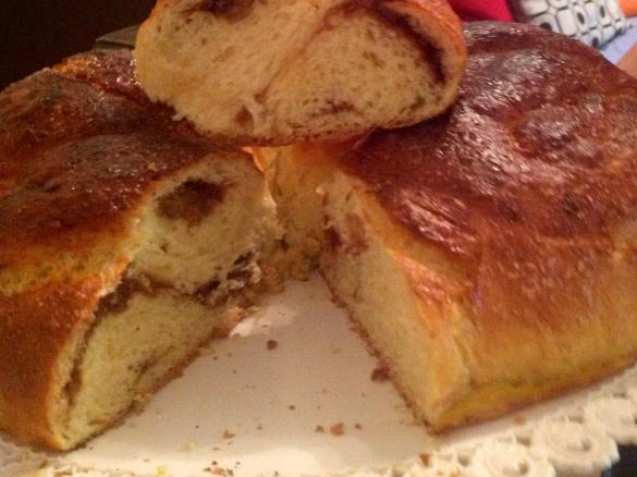 Intreccio di pan brioche goloso