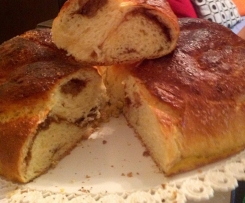 Intreccio di pan brioche goloso