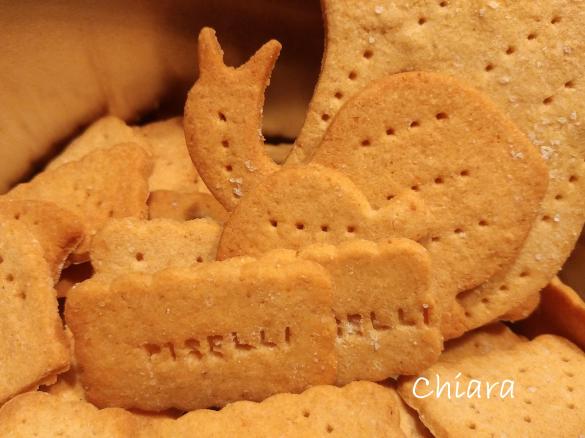Crackers con farina di piselli