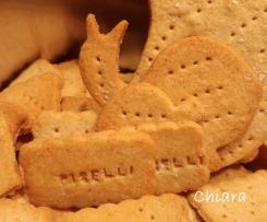 Crackers con farina di piselli