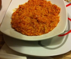 risotto con salamella piccante