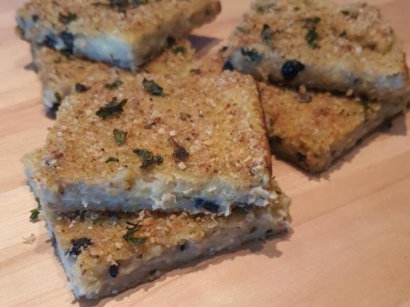 Schiacciata di patate tonno e olive