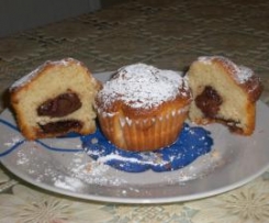 muffin alla nocciola con cuore