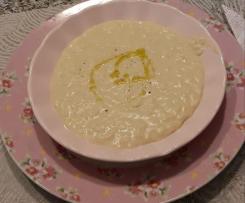 Zuppa di ceci, latte e riso