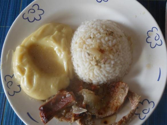 Arrosto, riso e purè della zia Cristi