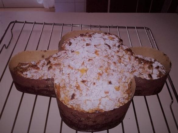 Colomba pasquale con canditi