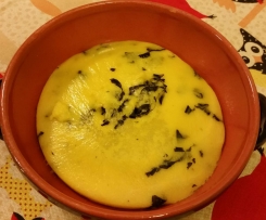 Polenta con cavolo nero e formaggio