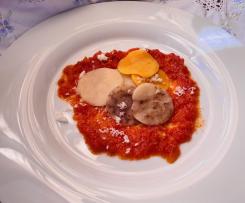 Catalufas tzacarramanu - Pasta fresca di semola tipica di Sardara