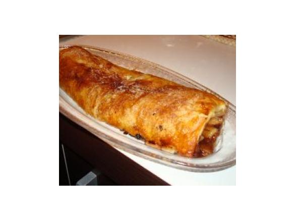 strudel alla pera e cioccolato