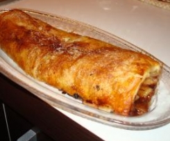 strudel alla pera e cioccolato