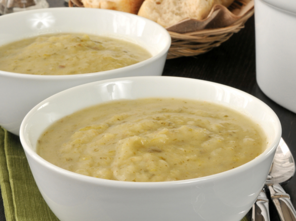 Vellutata di porri e patate