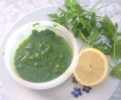 salsa di prezzemolo 