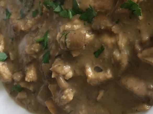 Petto di tacchino con funghi misti 