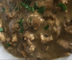 Petto di tacchino con funghi misti 