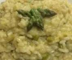 Risotto con asparagi e robiola