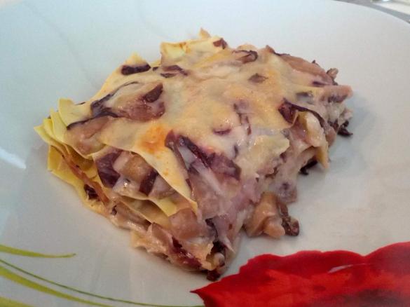 LASAGNE SPEK E RADICCHIO con SCAMORZA AFFUMICATA
