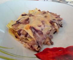 LASAGNE SPEK E RADICCHIO con SCAMORZA AFFUMICATA