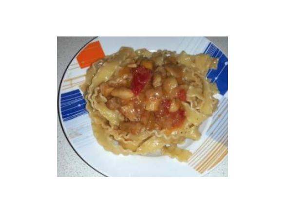 Reginette con Sugo di Funghi Porcini