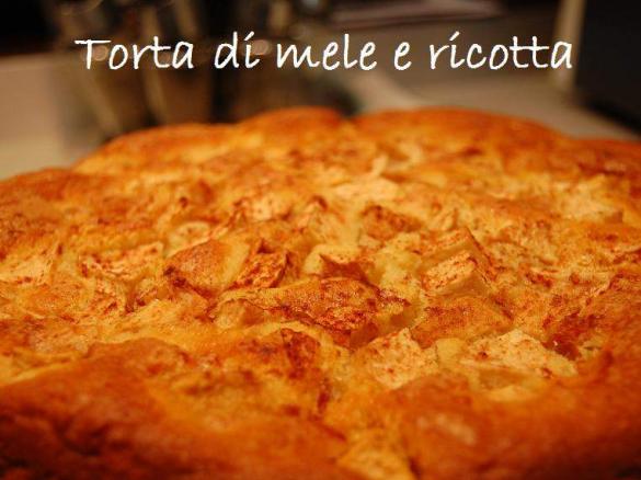 TORTA DI MELE E RICOTTA (ricetta riadattata al bimby)