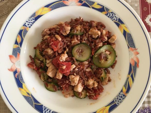 Insalata di riso rosso con pesce spada-Contest secondi di pesce