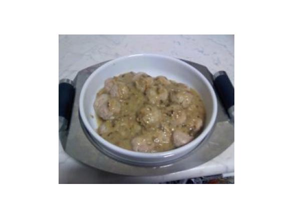 Polpettine alla crema di funghi