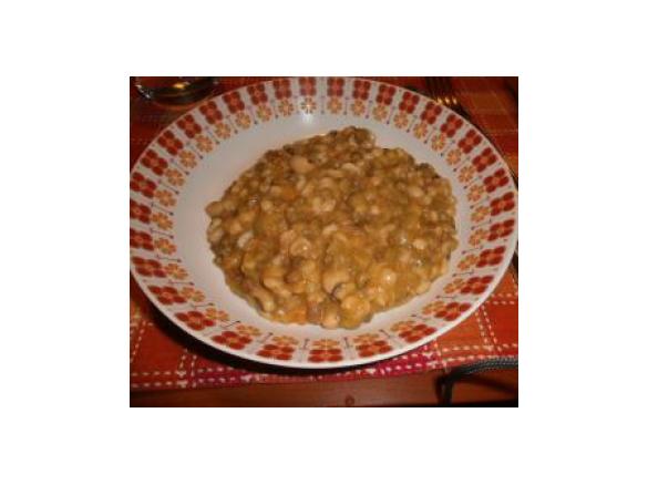 Zuppa farro e orzo con legumi