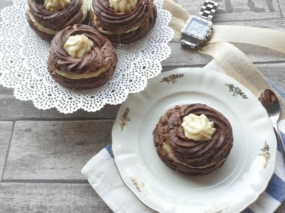 Zeppole al cacao per la festa del papà - senza glutine