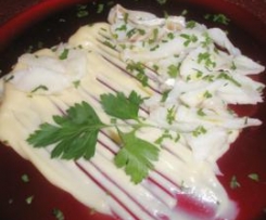 BACCALà CON CREMA DI AGLIO (RICETTA PER MADRID) di MARIAGRAZIA ARCIPRETE team OREFICE, divisione LEUCIANA