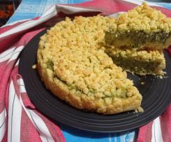 Sbriciolata con cime di rapa e robiola