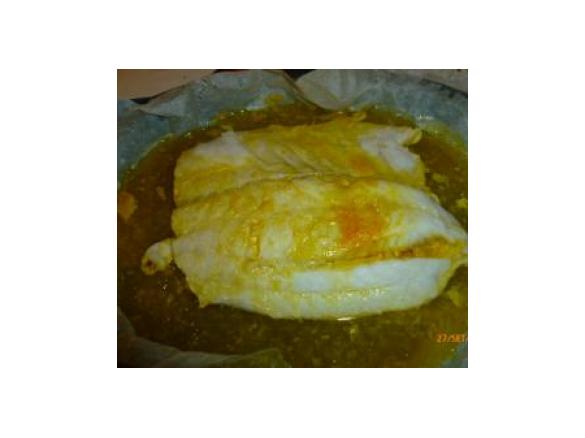 Filetto di persico allo zafferano