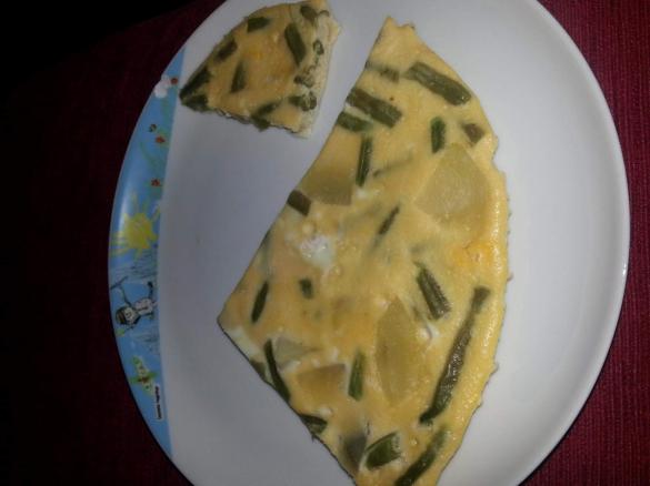 frittata fagiolini e patate